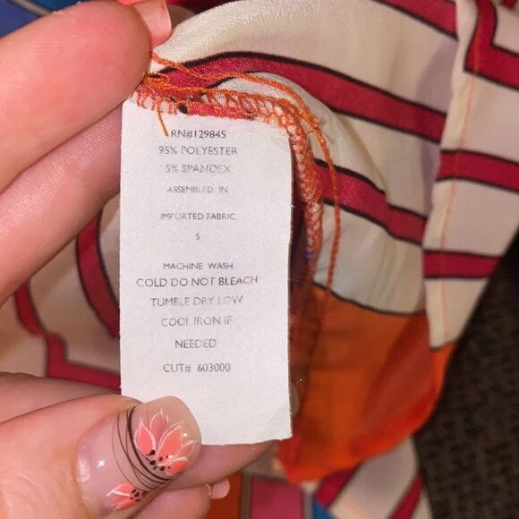 ✨HP✨Striped High Low Dress✨ - Picture 5 of 6